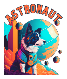 Border Collie - Astronaut I