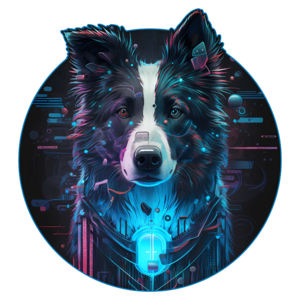 Border Collie - Cyberpunk